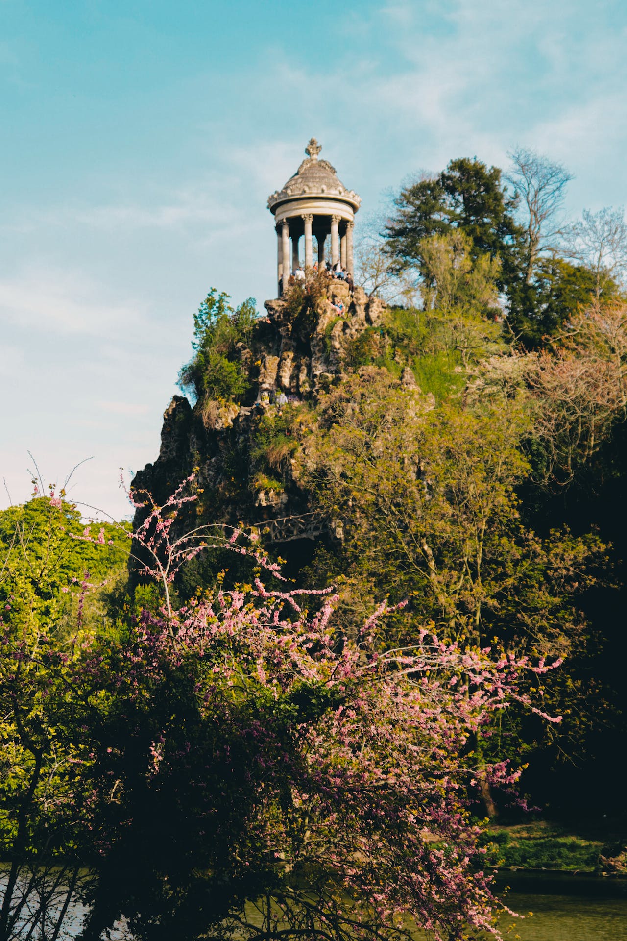 The Sybil temple in Parc des Buttes Chaumont.